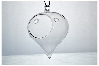 Kropla szklana lampion 10cm  , Pentart