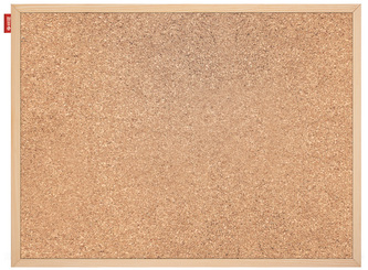 Tablica korkowa 40 x 30 cm rama drewniana 427832, MemoBe