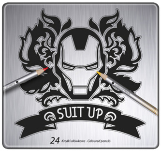 Kredki ołówkowe 24-kol. okrągłe metalowe pudełko Disney 100 BC CoolPack, Patio