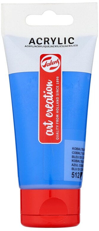 Farba akrylowa nr 512 kobalt 75ml, ArtCreation
