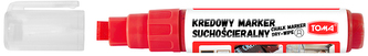 Marker suchościeralny 5x8mm czerwony, Toma