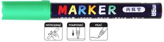 Marker akrylowy 1-2 mm, zielony neon APL050-501, M&G;