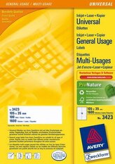 Etykiety 105 x 35 mm 16 x 100 ark. A4, Avery