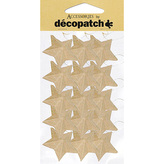 Zestaw 15 zawieszanych gwiazdek 4cm. AC355, Decopatch