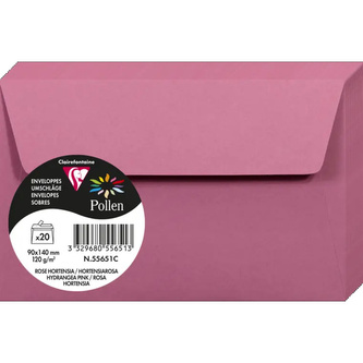 Koperty 90x140 różowy POLLEN 55651 20szt.