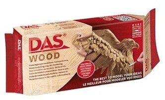 Glina modelarska drewno 350g, DAS Fila