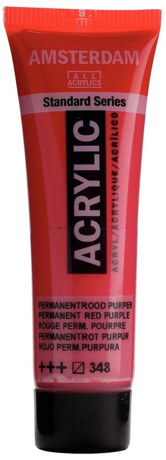 Farba akrylowa nr 348 permanent red purple 20ml, Amsterdam