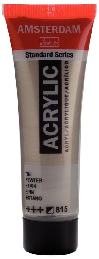 Farba akrylowa nr 815 pewter 20ml, Amsterdam