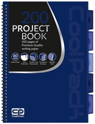 Kołonotes A4 dark blue CoolPack, Patio