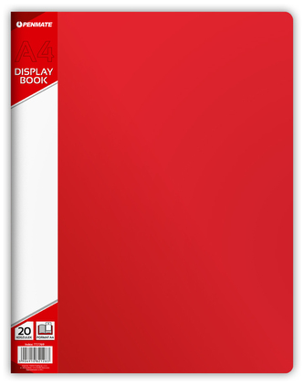 Album ofertowy A4 20 koszulek czerwony, Penmate