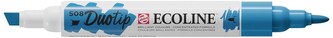 Marker dwustr. okr./ścięty Ecoline Duo Prussian Blue 508, Talens