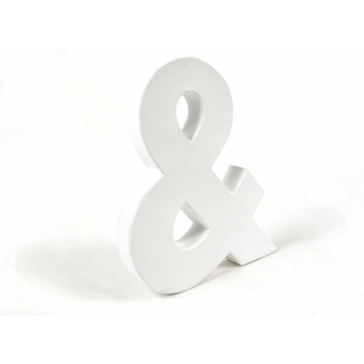 Znak 3D duży 20cm „&” AC728 C, Decopatch