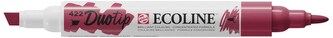 Marker dwustr. okr./ścięty Ecoline Duo Reddish Brown 422, Talens