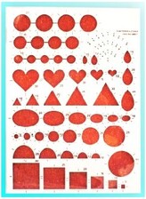 Szablon do quillingu 150x210mm z podkładem TL QB 01, Galeria Hobby