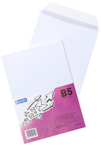 Koperta B5 biała HK 25 szt, Bantex