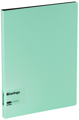 Segregator spring folder "Instinct", 17mm, z wewnętrzną kieszonką, miętowy, Berlingo