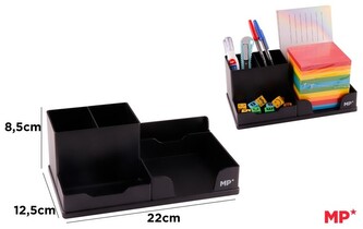 Organizer na biurko czarny PA925N, Main Paper