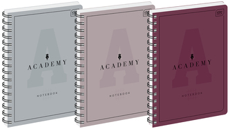 Kołonotes A4 100 k. kratka 90g Academy, Interdruk