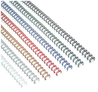 Grzbiety drutowe 12.7 mm niebieskie op. 25 szt., Argo