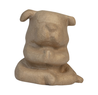 Figura Buldog Yoga 13,5 x 10,5 x 13,5 cm SA222C, Decopatch