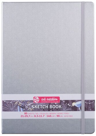 Szkicownik 21x30 srebrny Art Creation, Talens