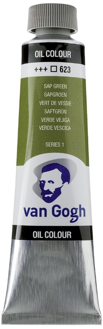 Farba olejna Van Gogh, 40ml Sap Green 623, Talens