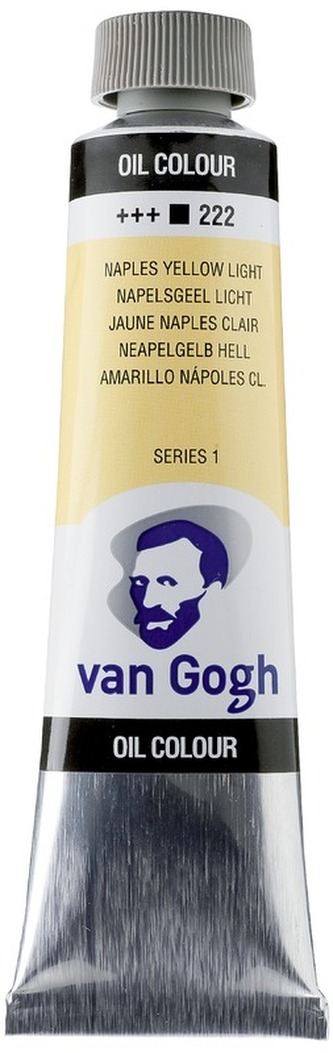 Farba olejna Van Gogh, 40ml Naples Yellow Light 222, Talens