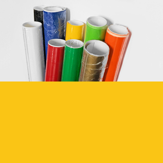 Folia samoprzylepna żółta błyszcząca 50 x 70 cm, Artdruk