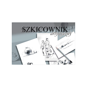 Szkicownik artystyczny A6 100k. 120g/m2, Kreska