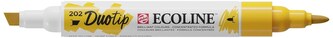 Marker dwustr. okr./ścięty Ecoline Duo Deep Yellow 202, Talens