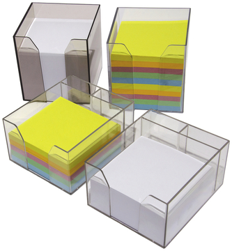 Pojemnik na kartki 85x85x85 wkład biały HAS