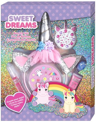 Zestaw kosmetyków z opaską Jednorożec i akcesoriami Sweet Dreams, Kids