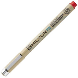 Cienkopis Pigma Micron PN Red, Sakura