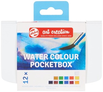 Farby akwarelowe 12-kol. Kasetka kieszonkowa Art Creation, Talens