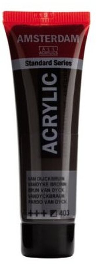 Farba akrylowa nr 403 vandyke brown 20ml, Amsterdam