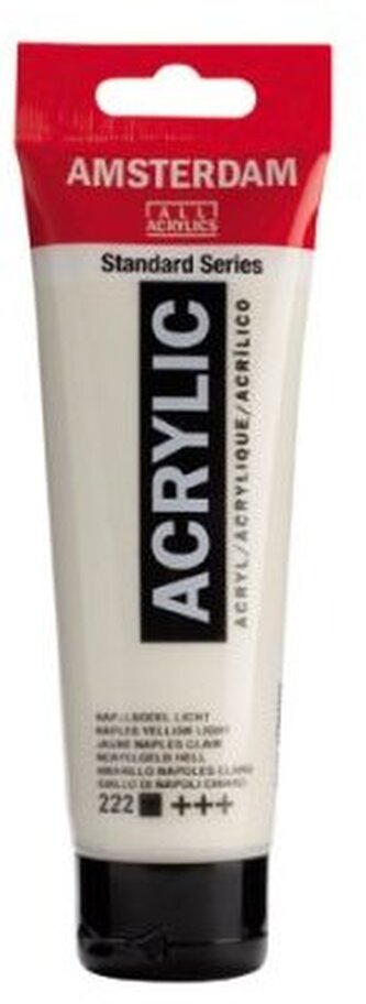 Farba akrylowa nr 222 neapolit. yellow lt. 120ml, Amsterdam