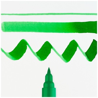 Pisak akwarelowy pędzelkowy Ecoline Brush Pen Forest Green, Talens