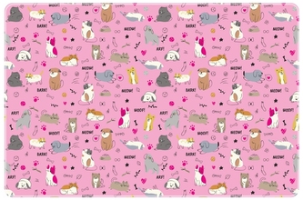 Podkład na biurko 38x58 z nadrukiem Pets, Biurfol