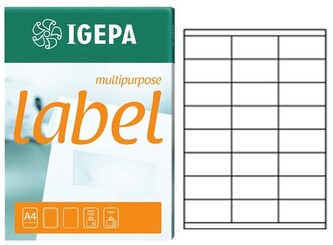 Etykiety 70x35mm 24x100ark.Igepa Label