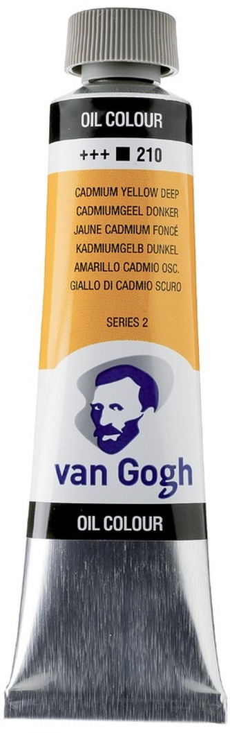 Farba olejna Van Gogh, 40ml Cadmium Yellow Deep 210, Talens