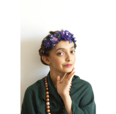 Wianek z kwiatów na głowę 16 x 9 x 3 cm  AC900C, Decopatch