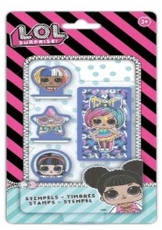 Stempelki zestaw 4 części, LOL