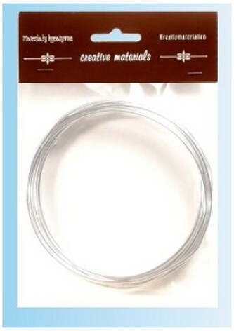 Drut aluminiowy srebrny 2 mm op. 3m, Galeria Hobby