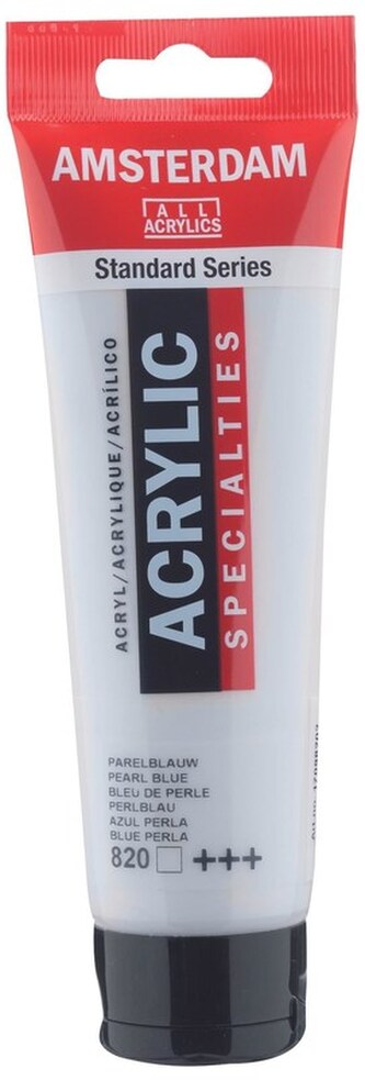 Farba akrylowa nr 820 perłowy niebieski 120ml, Amsterdam
