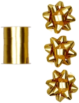 Zestaw do pakowania złoty, 3 rozetki, Incood