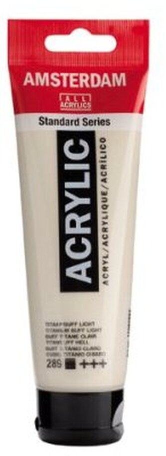 Farba akrylowa nr 289 tit.buff lt.krem.120ml, Amsterdam