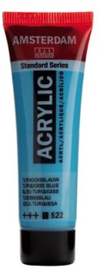 Farba akrylowa nr 522 turquoise blue 20ml, Amsterdam
