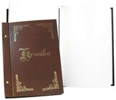 Kronika 250x345 pionowa złocona brązowa, Warta 319-025