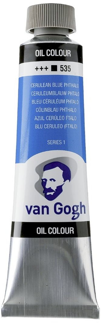 Farba olejna Van Gogh, 40ml Cerulean Blue (Ftalowy) 535, Talens