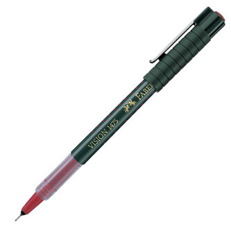 Pióro kulkowe Vision 0.3 mm czerwone 1475, Faber-Castell